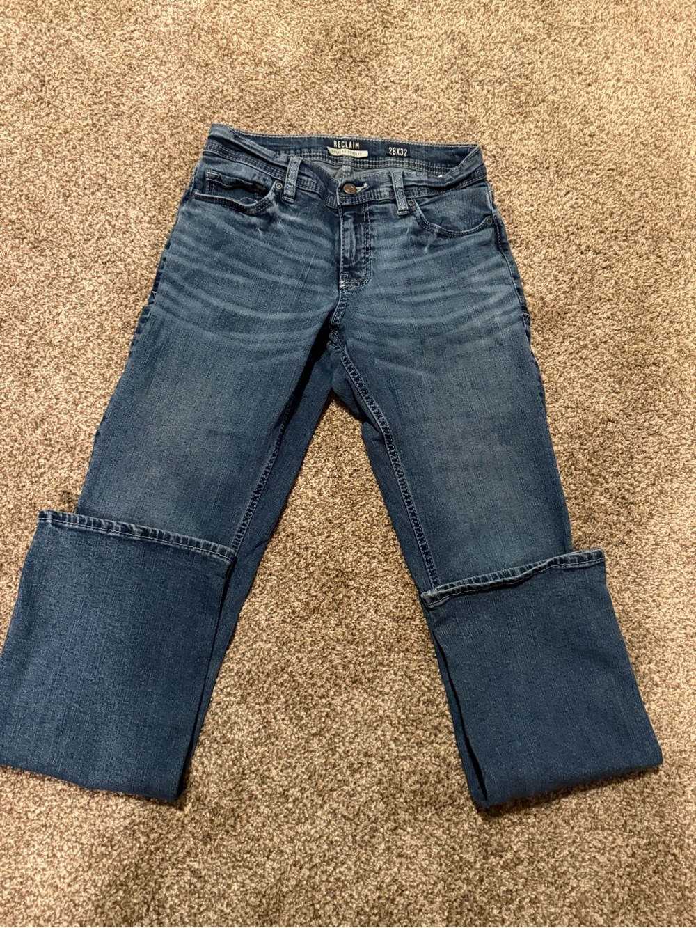ed Vintage-Style Indigo Cropped Jeans for Men